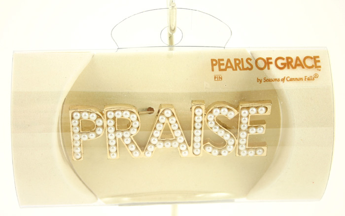 PRAISE Pearls of Grace Pin
