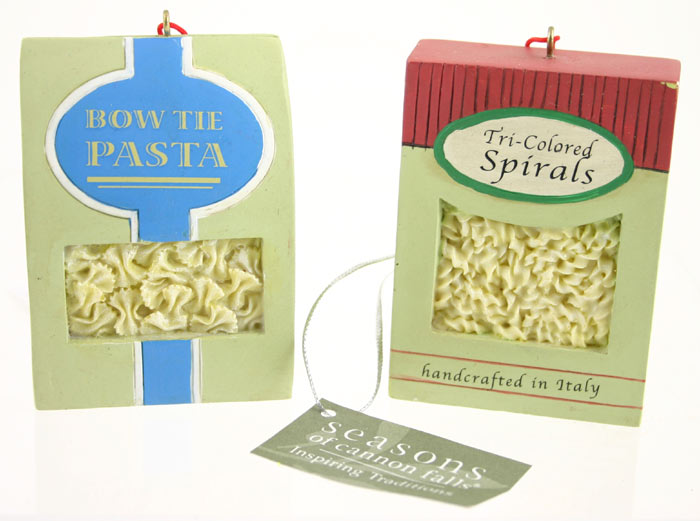 Pasta Ornaments - 2 Assorted