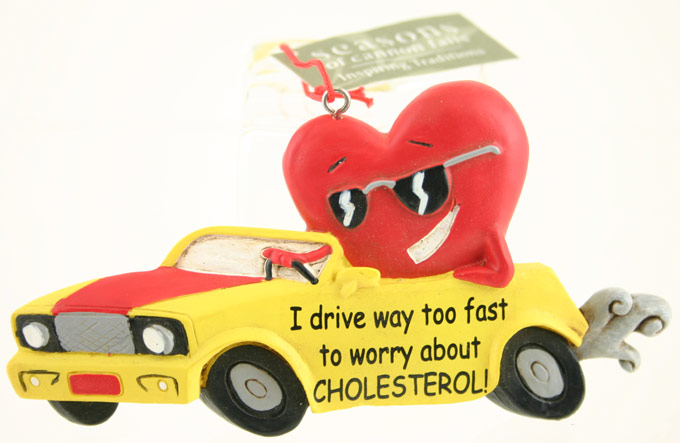 Heart Cholesterol Ornament