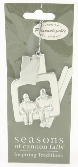 Personalizable Charm Chair Lift Ornament