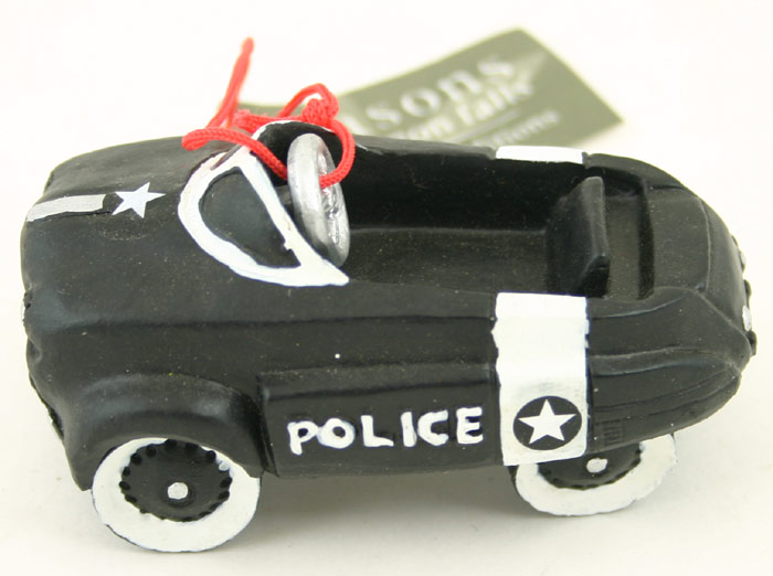 Police Pedal Car Ornament