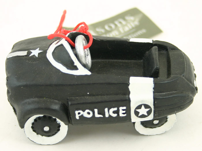 POLICE Pedal Car Ornament