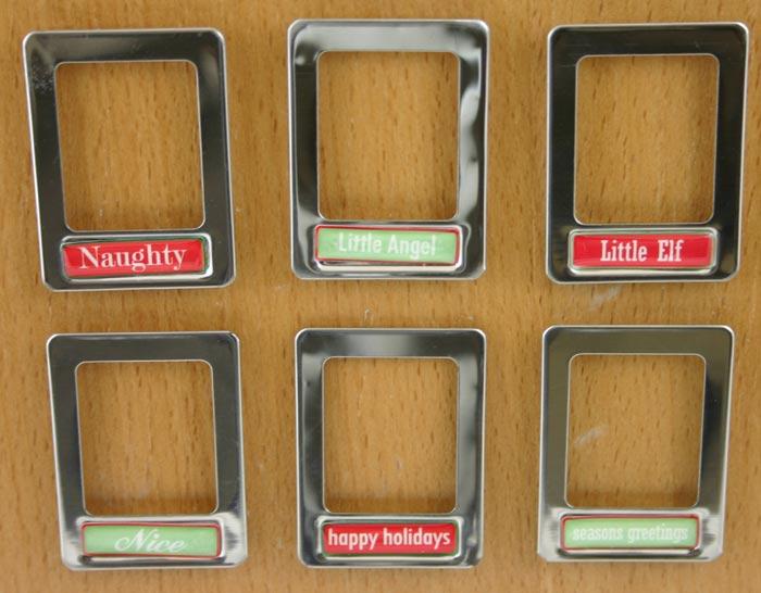 Christmas FRAME Magnet - 6 Assorted