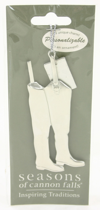 Personalizable Waders Ornament