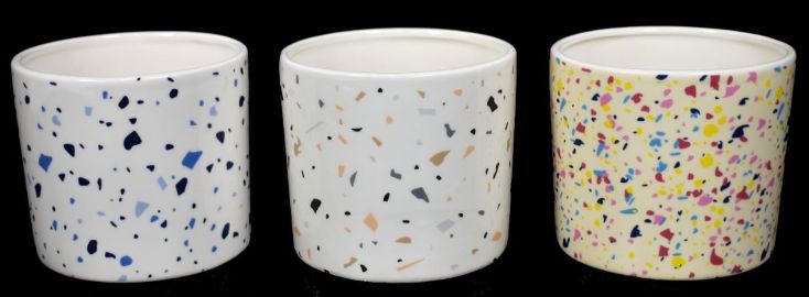 Terrazzo Planter - 3 Assorted