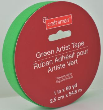 Green Artist TAPE - 1'' x 60 Yards