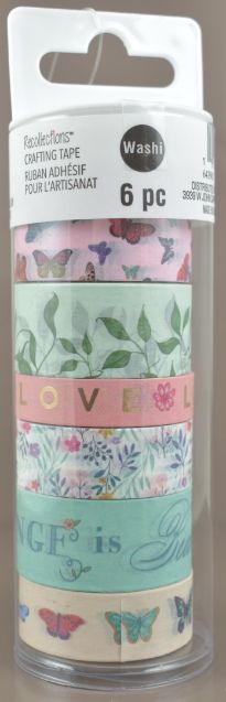 Butterfly Crafting Tape - 6 Rolls