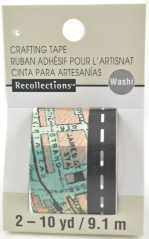 Road Map Washi Craft TAPE - 2 Pack 10 yd.