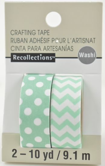 Mint Washi CRAFT Tape - 2 Pack 10 yd.