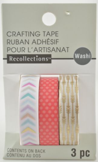 Arrow Washi Craft Tape - 3 Pack 10 yd.