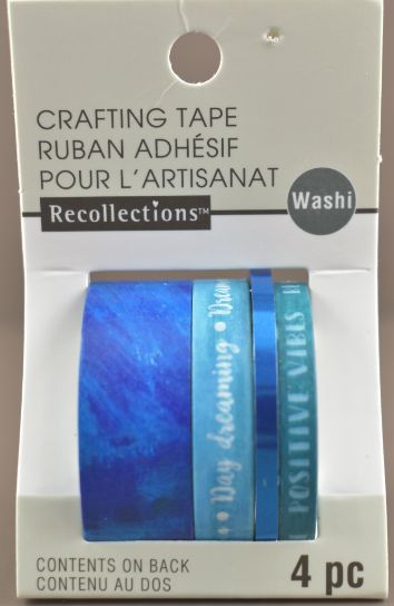 Blue Marble Crafting Tape - 4 Rolls