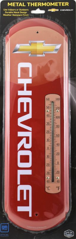 ''Chevrolet'' Metal Thermometer