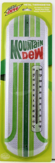 ''Mountain Dew'' Metal Thermometer