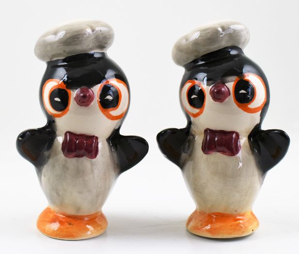 Penguin Chef Ceramic Salt and Pepper Shaker Set