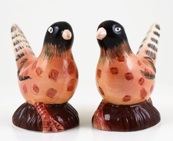 Pheasant CERAMIC Salt & Pepper Shaker Set