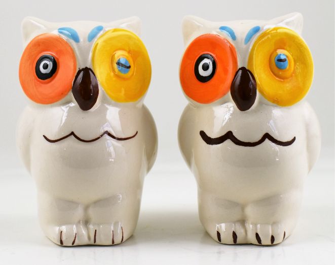 Owl Ceramic Salt and Pepper Shaker Set