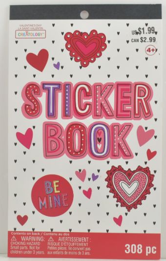 VALENTINE's Day Sticker Book
