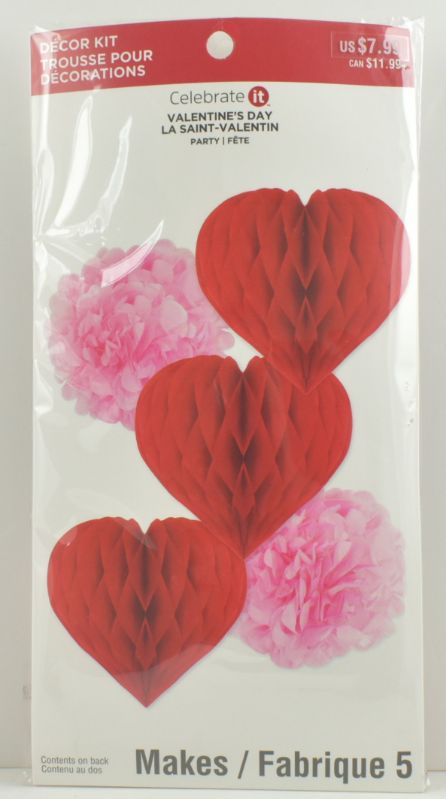 Valentine's Day Heart Decor Kit