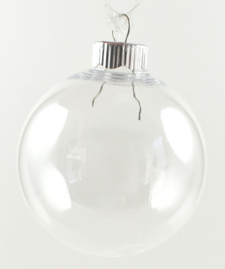 Fillable Clear CHRISTMAS Ornament