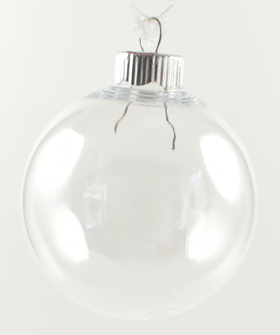 Fillable Clear Christmas Ornament