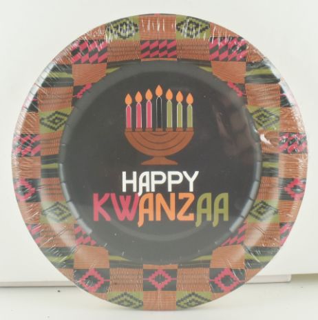 Happy Kwanzaa Small PAPER Plates
