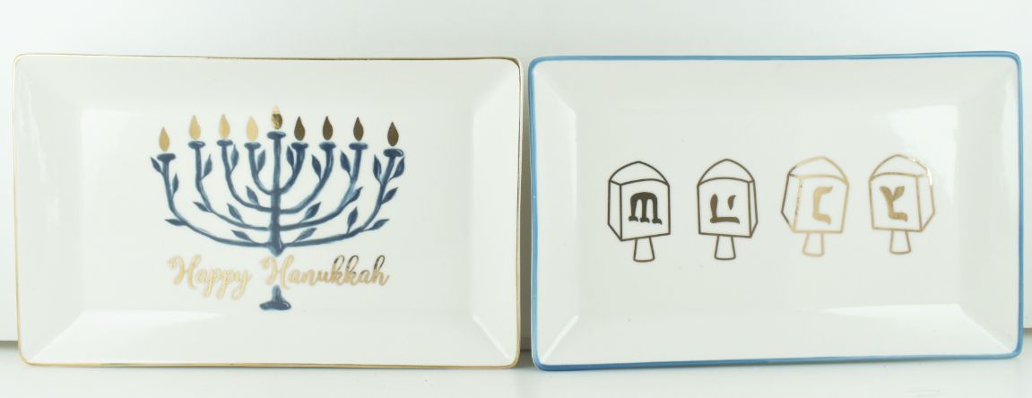 Happy Hanukkah Platters