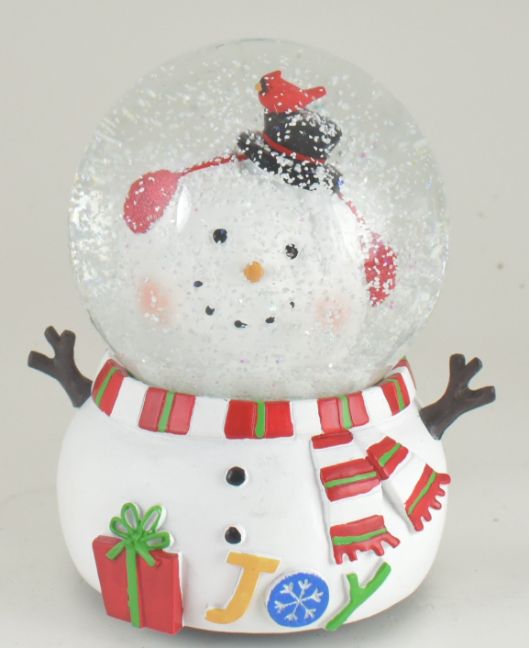 Musical Snowman Snow Globe