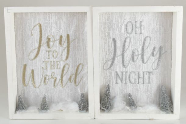 Holy Night/Joy To The World Decor