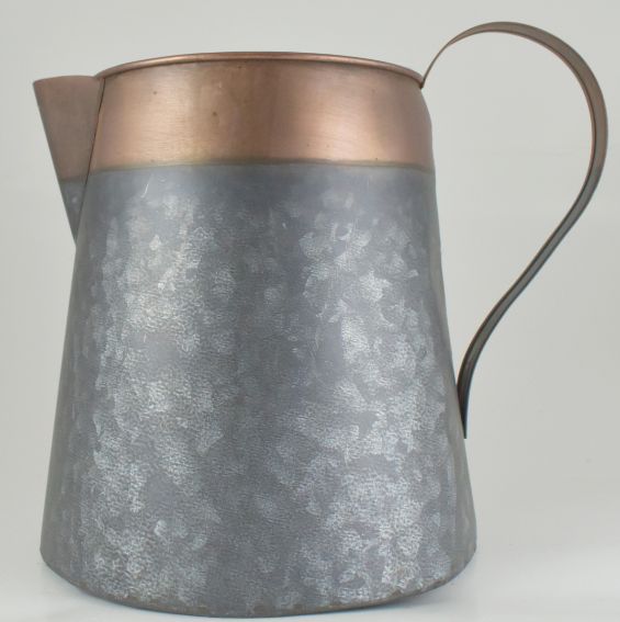 Galvanized Copper Pitcher