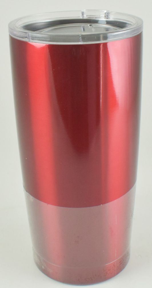 Red Stainless Tumbler With Lid