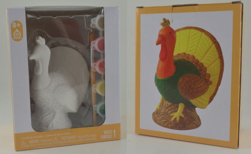 3D Ceramic Turkey Craft Kit