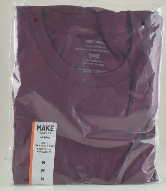 Maroon T-Shirt - Adult Medium