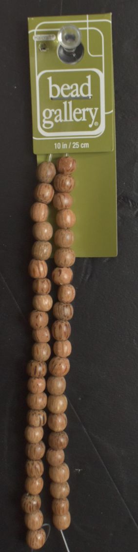 Natural Hand Carved Wooden Beads