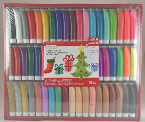 50 pc Craft PAINT Kit