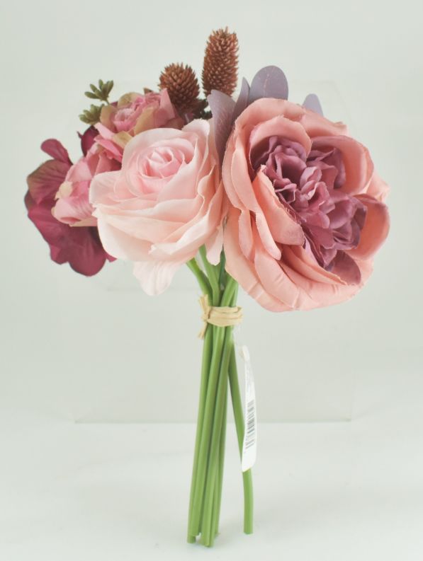 Rose/Hydrangea Bouquet - Wine