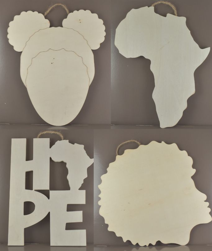 BlaCk History WOOD Plaque - 4 Assorted
