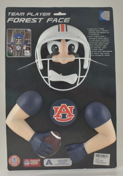 Auburn Football Player Tree Face