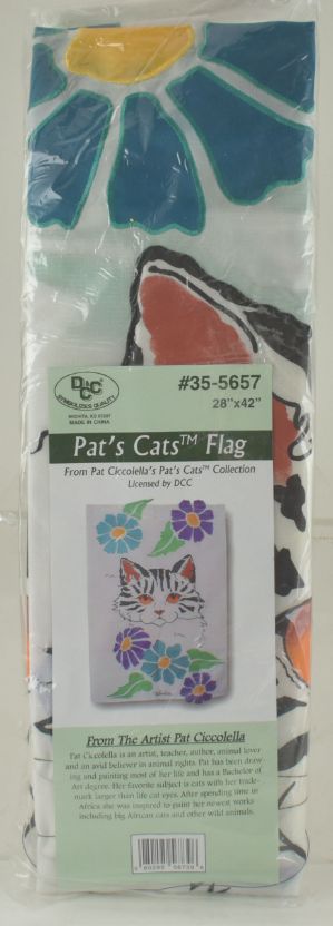 Pat Ciccolella's ''Pat's Cats'' Collection Cat FLAG