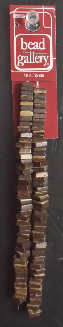 Wooden Brown Square BEADS