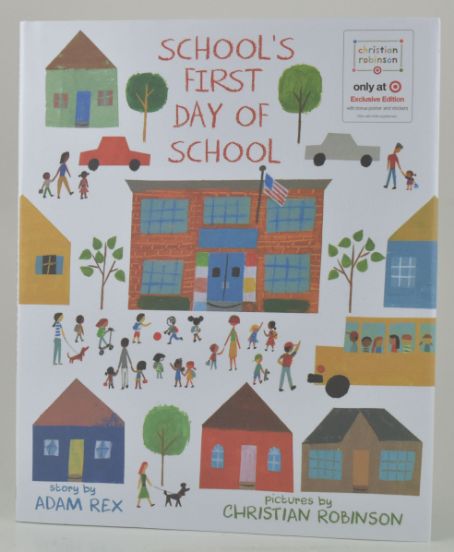 ''School's First Day of School'' Hardback Book