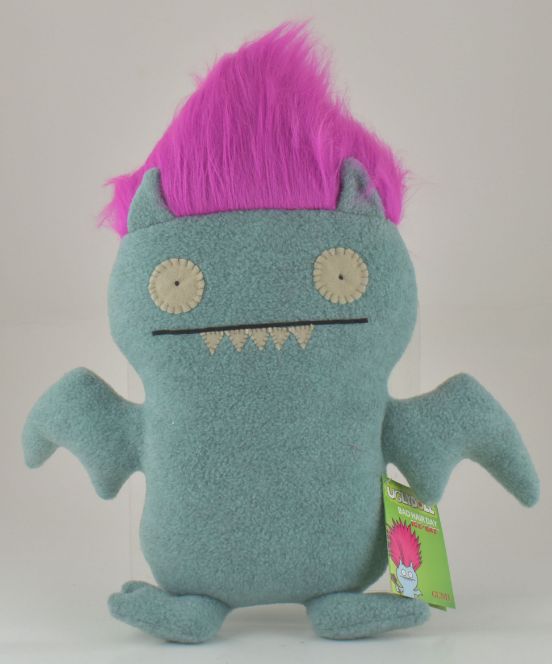 Uglydoll Bad HAIR Day Plush - Ice Bat