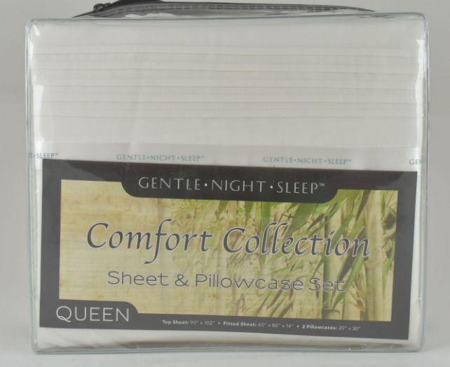 Comfort Collection Sheet & Pillow Case Set - Ivory