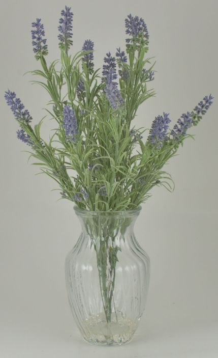 Lavender Bouquet in Glass VASE
