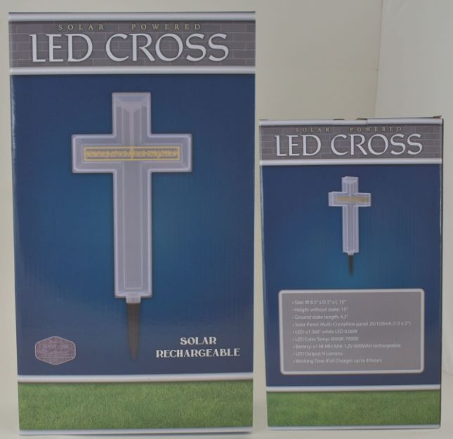 Forever Loved Never Forgotten SOLAR Cross