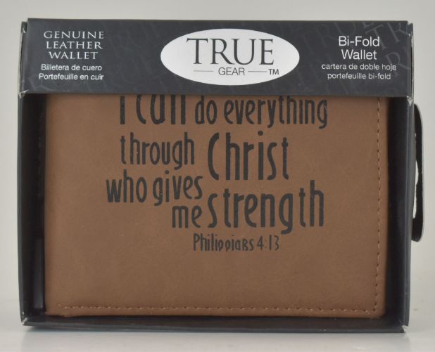 Leather Bi-Fold Religious WALLET