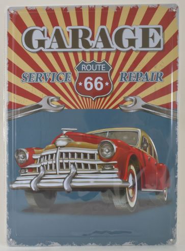 ''Garage; Service & Repair'' Metal Sign