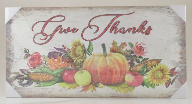 GIVE THANKS WALL PICTURE