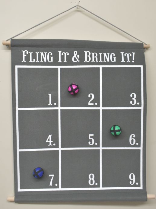 Fling It & Bring It Target Board GAME