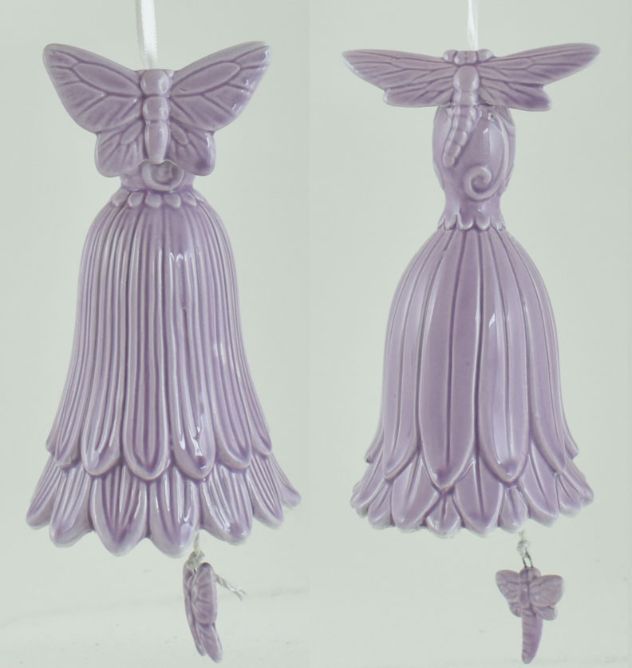 Dol Butterfly/Dragonfly FLOWER Wind Chime 2 Asst