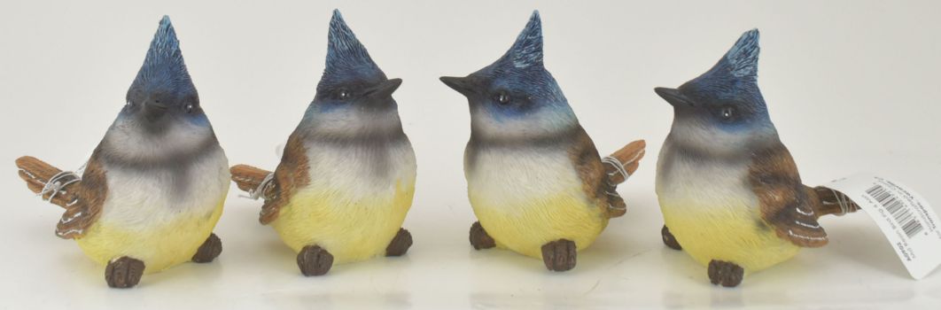 Medium RESIN Bird Figure 4 Asst